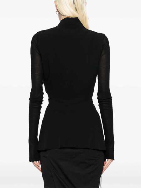 Sacouri office Rick Owens Structured Sleeveless Jacket BLACK Femei (BM 17569477) 4