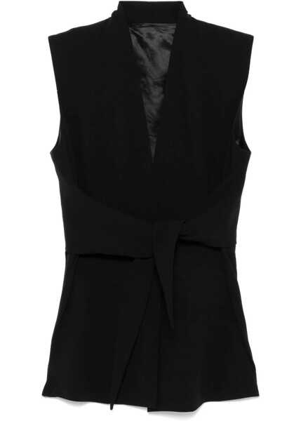 Sacouri office Rick Owens Structured Sleeveless Jacket BLACK Femei (BM 17569477) 1