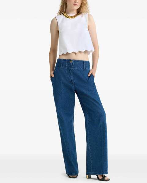 Bluze Patou Short Poplin Top WHITE Femei (BM 17569510) 2