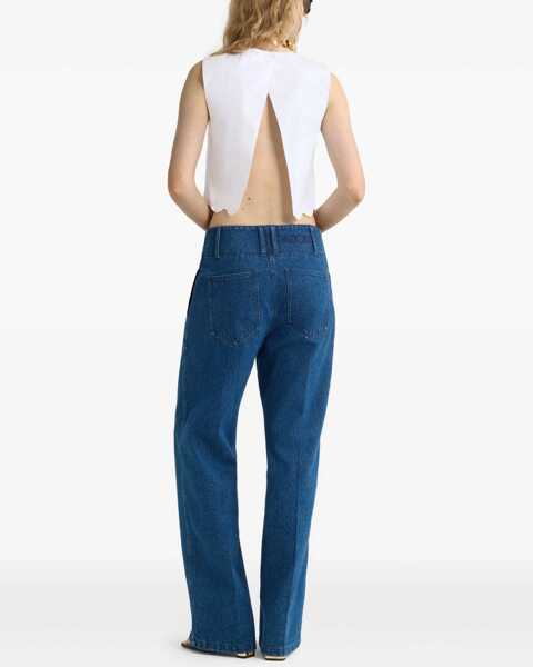 Bluze Patou Short Poplin Top WHITE Femei (BM 17569510) 3