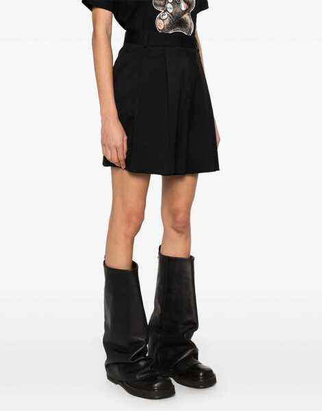 Pantaloni scurti Moschino Asymmetrical Wool Shorts BLACK Femei (BM 17569522) 3