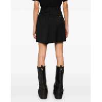 Pantaloni scurti Dama - Pantaloni scurti Moschino Asymmetrical Wool Shorts BLACK Femei (BM 17569522) - B-mall.ro