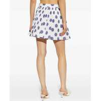 Fuste casual Moschino Dama - Fuste casual Moschino Ballpoint Pen Polka Dots Pleated Skirt WHITE Femei (BM 17569543) - B-mall.ro