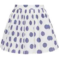 Fuste casual "Ballpoint Pen Polka Dots" Pleated Skirt Femei