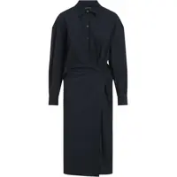 Rochii casual "Straight Collar Twisted" Dress Femei