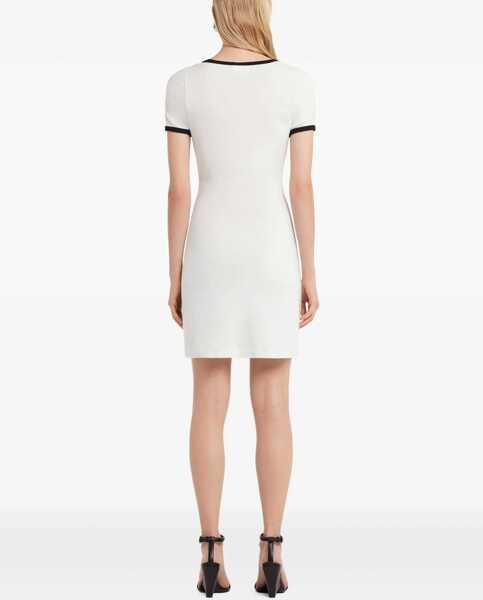 Rochii casual COURRGES Holistic Contrast Mini Dress WHITE Femei (BM 17569552) 4