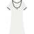 COURR&Egrave;GES "Holistic Contrast" Mini Dress WHITE