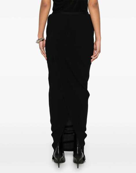 Fuste casual Rick Owens Pillar Maxi Skirt BLACK Femei (BM 17569555) 4