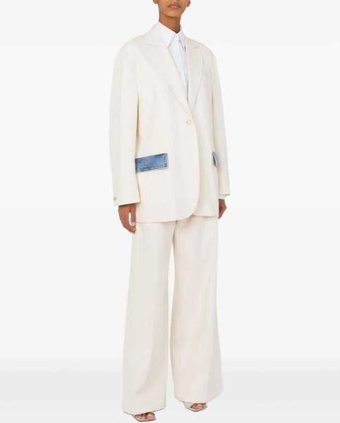 Sacouri office MOSCHINO JEANS Urban Jacket IVORY Femei (BM 17569561) 2