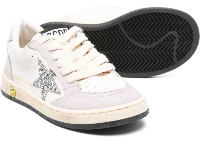 Sneakers Golden Goose Suede Leather Shoes With Star WHITE Baieti (BM 17569630) 2
