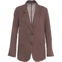 Sacouri Linen single-breasted blazer Femei