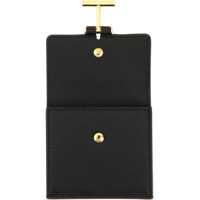Portofele Dama - Portofele Tom Ford Leather Card Holder BLACK Femei (BM 17569810) - B-mall.ro