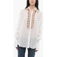 Bluze Ramie Embroidered Shirt Femei
