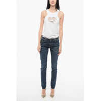 Imbracaminte Céline Dama - Blugi skinny Cline Skinny Fit Denims With Studded Detail 13Cm Blue Femei (BM 17570110) - B-mall.ro