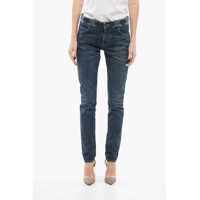 Blugi skinny Skinny Fit Denims With Studded Detail 13Cm Femei
