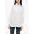 Ermanno Scervino Oversized Shirt With Embroidered Collar White