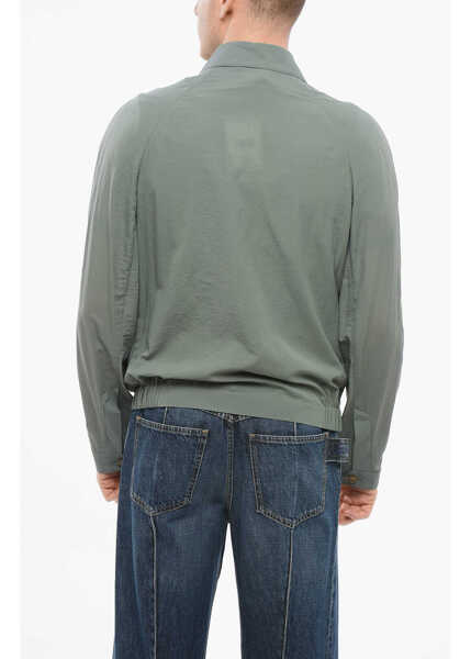 Jachete CORNELIANI Id Nylon Winbreaker Jacket With Frontal Zip Green Barbati (BM 17570167) 2