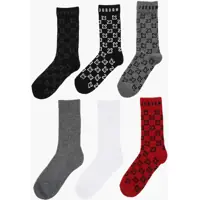 Sosete pentru Fete - Sosete Nike Air Jordan Set 6 Pairs Of Stretch Fabric Socks With All-Over Multicolor Fete (BM 17570239) - B-mall.ro