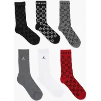 Sosete Air Jordan Set 6 Pairs Of Stretch Fabric Socks With All-Over Fete