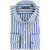 CORNELIANI Two-Tone Awning Striped Shirt White