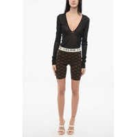 Imbracaminte Céline Dama - Pantaloni scurti Cline Stretchy Logoed Shorts Brown Femei (BM 17570287) - B-mall.ro