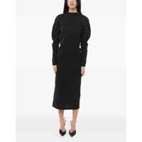 Rochii elegante Taffeta V-Neckline Dress Femei