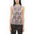 ETRO Jacquard Feather Tank Top Blue
