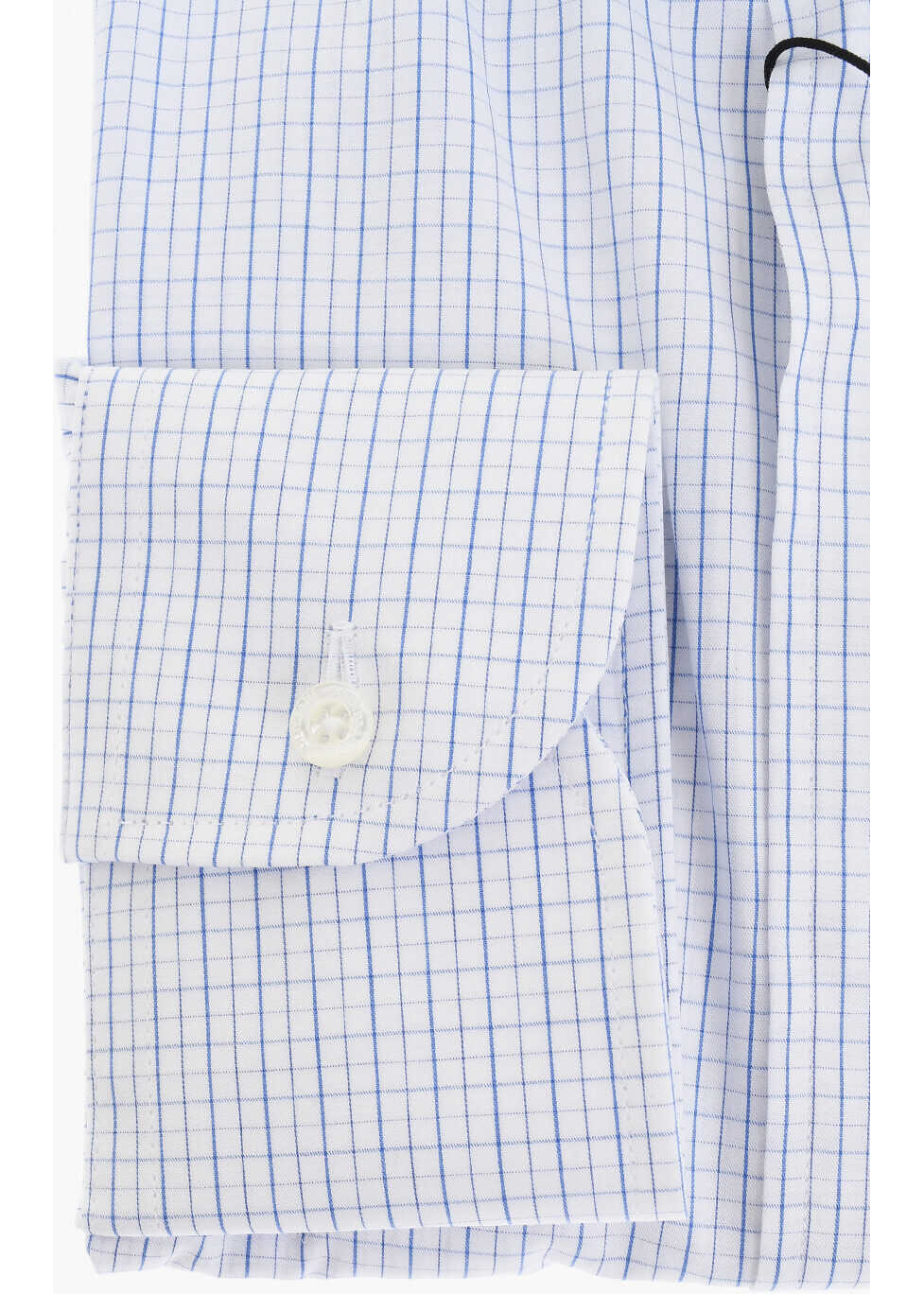 Camasi casual CORNELIANI Micro Checked Lightweight Cotton Shirt White Barbati (BM 17570452) 3