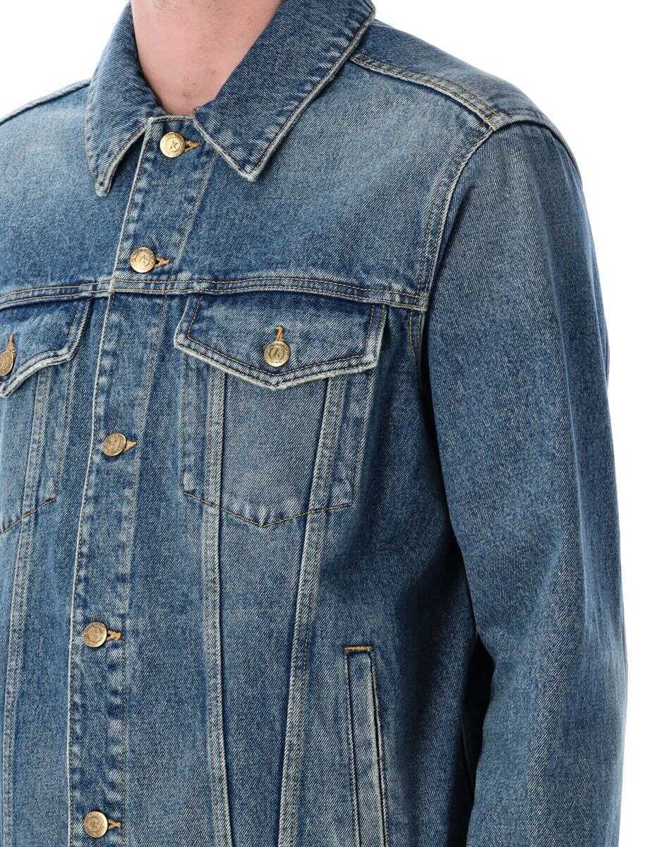 Geci Golden Goose Golden Goose Agenore Denim Jacket BLUE Barbati (BM 17571312) 3