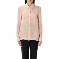 Camasi Fendi Double Layer Shirt With Embroidered Top Femei