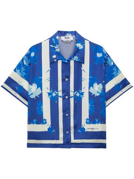 Camasi MSGM Msgm Shirt BLUE Femei (BM 17571630) 1