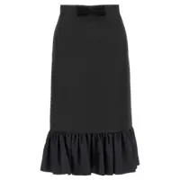 Fuste Valentino Garavani Valentino Garavani Crepe Couture Skirt Femei