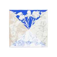 Esarfe Salvatore Ferragamo Hydrangea Scarf Femei