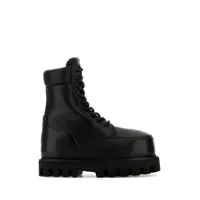 Bocanci Alexander McQueen Nappa Ankle Boots Femei