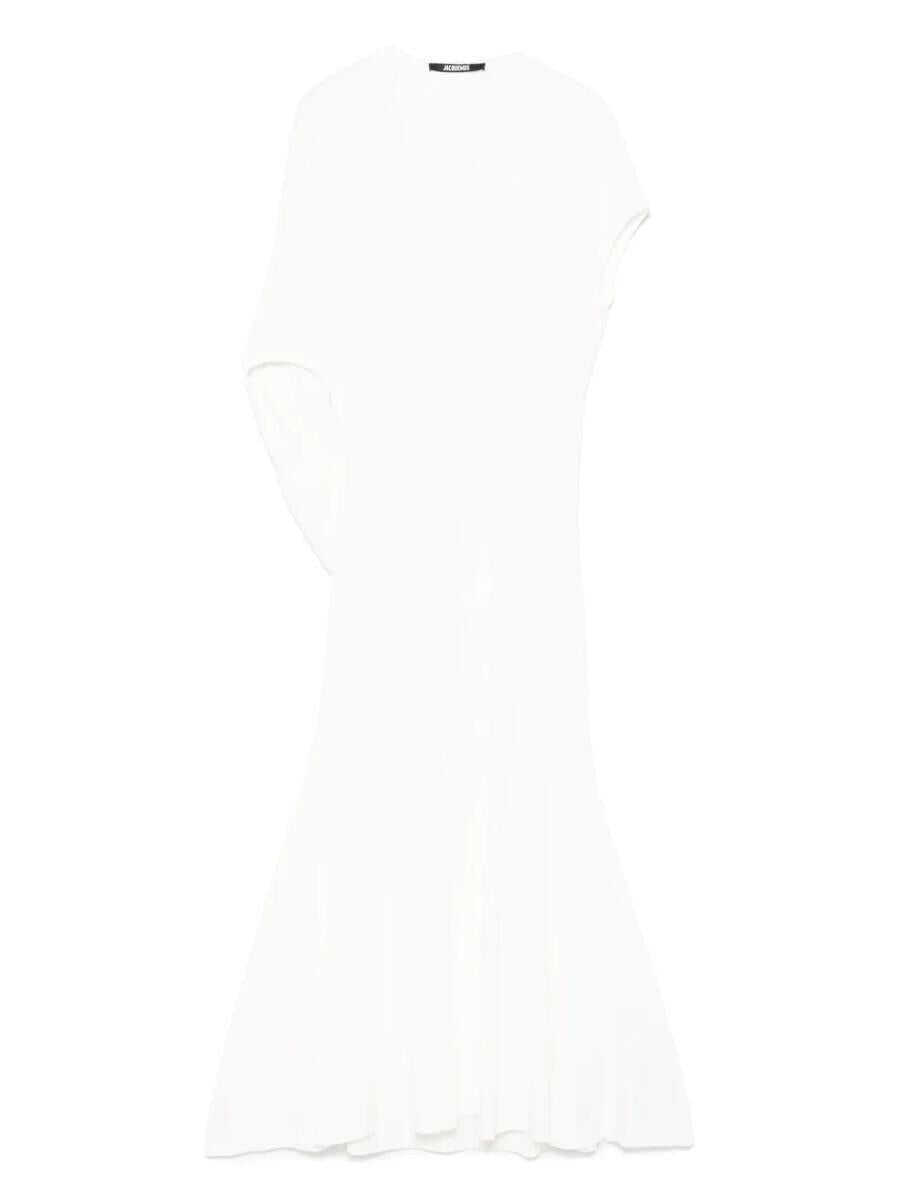 Rochii JACQUEMUS Jacquemus La Robe Salerno Midi Dress WHITE Femei (BM 17572599) 1