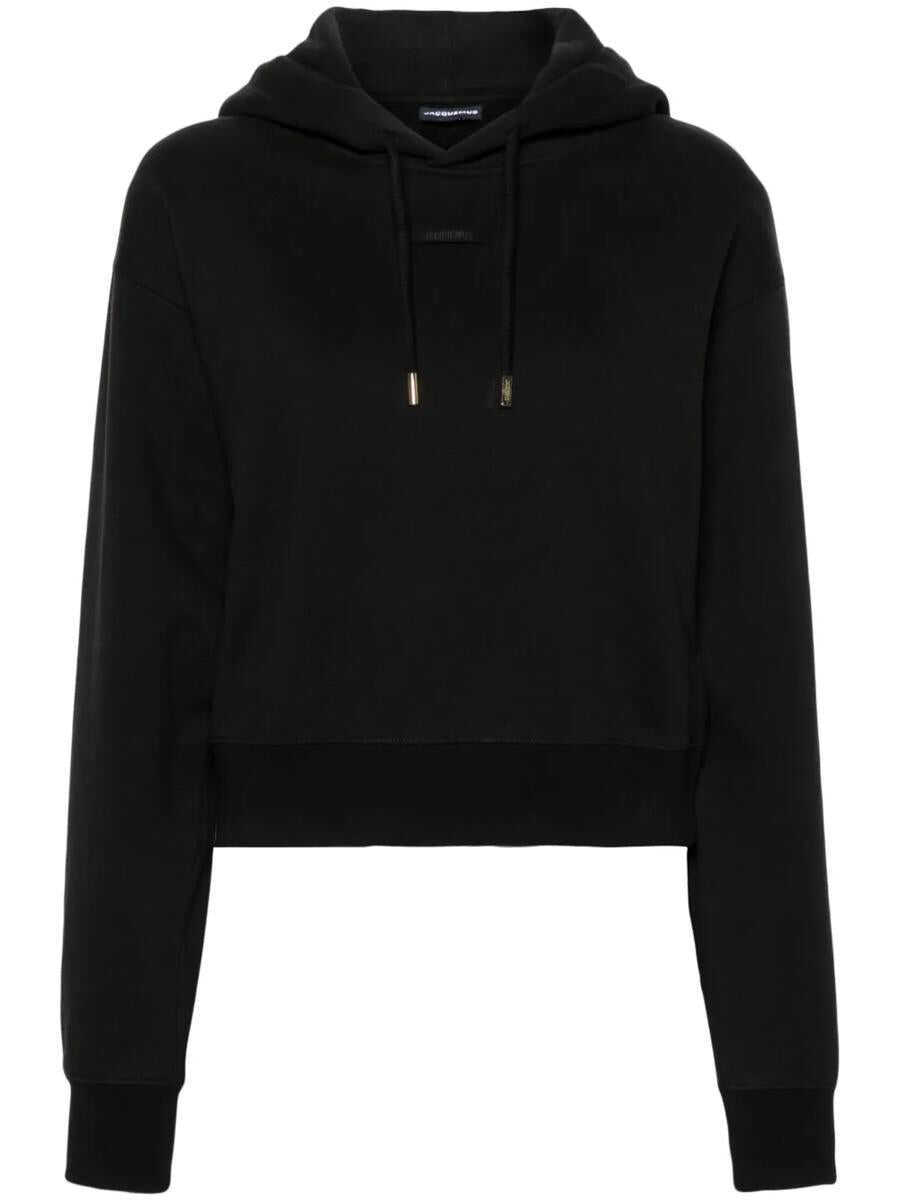 Bluze de trening JACQUEMUS Jacquemus Le Hoodie Gros Grain Black Femei (BM 17572665) 1
