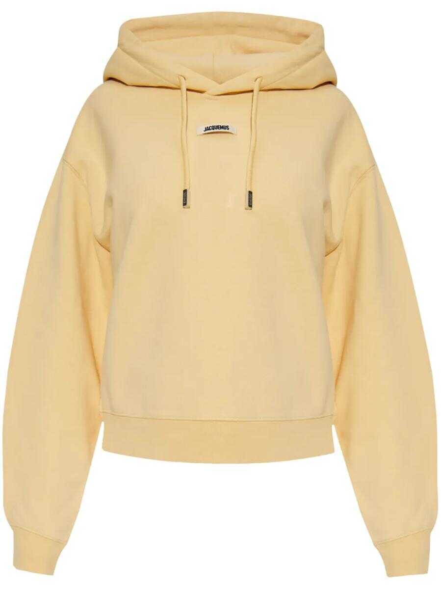 Bluze de trening JACQUEMUS Jacquemus Gros Grain Hoodie BROWN Femei (BM 17572671) 1