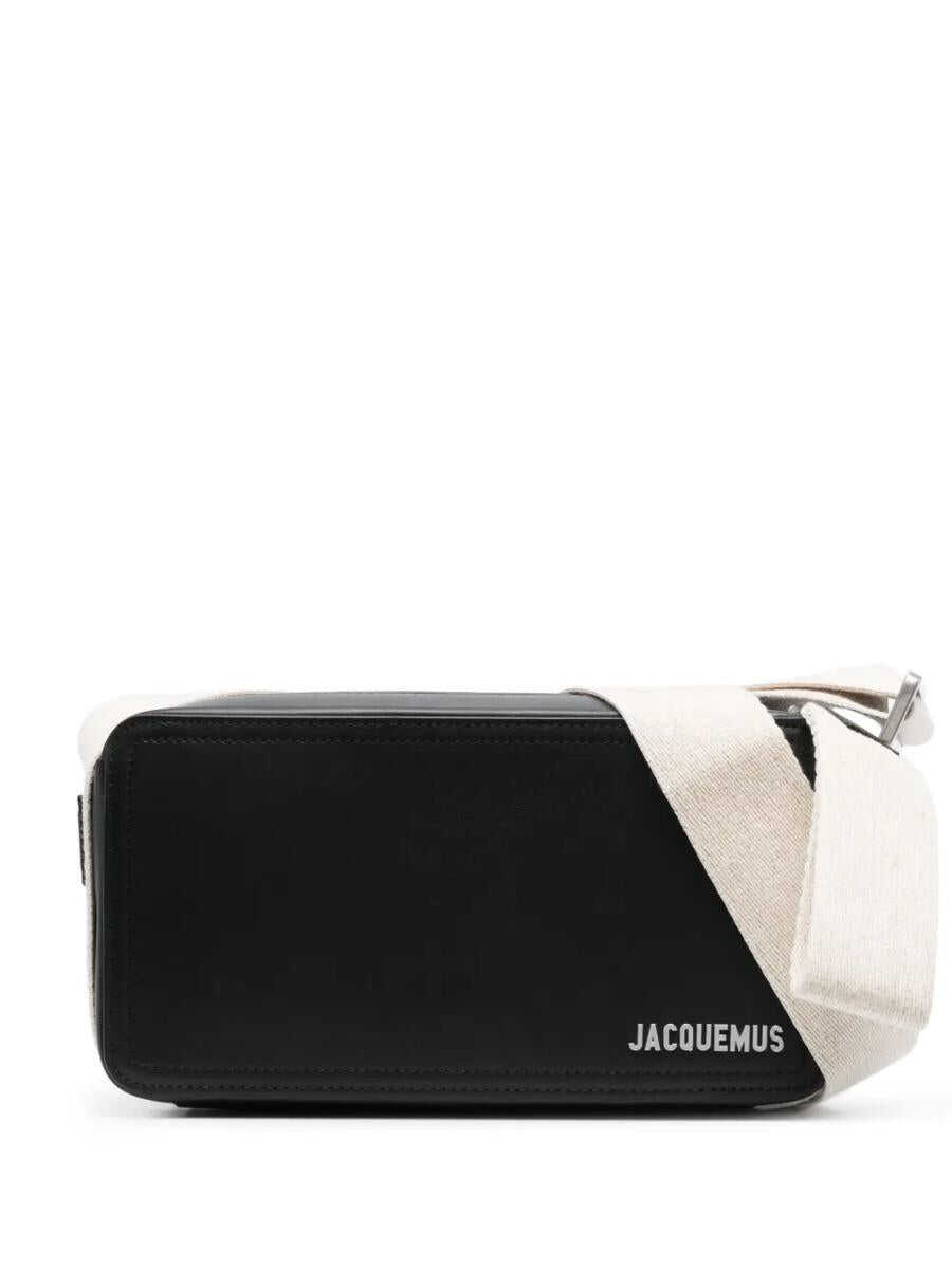 Genti JACQUEMUS Jacquemus Le Cuerda Horizontal Messenger Bag Black Barbati (BM 17572842) 1