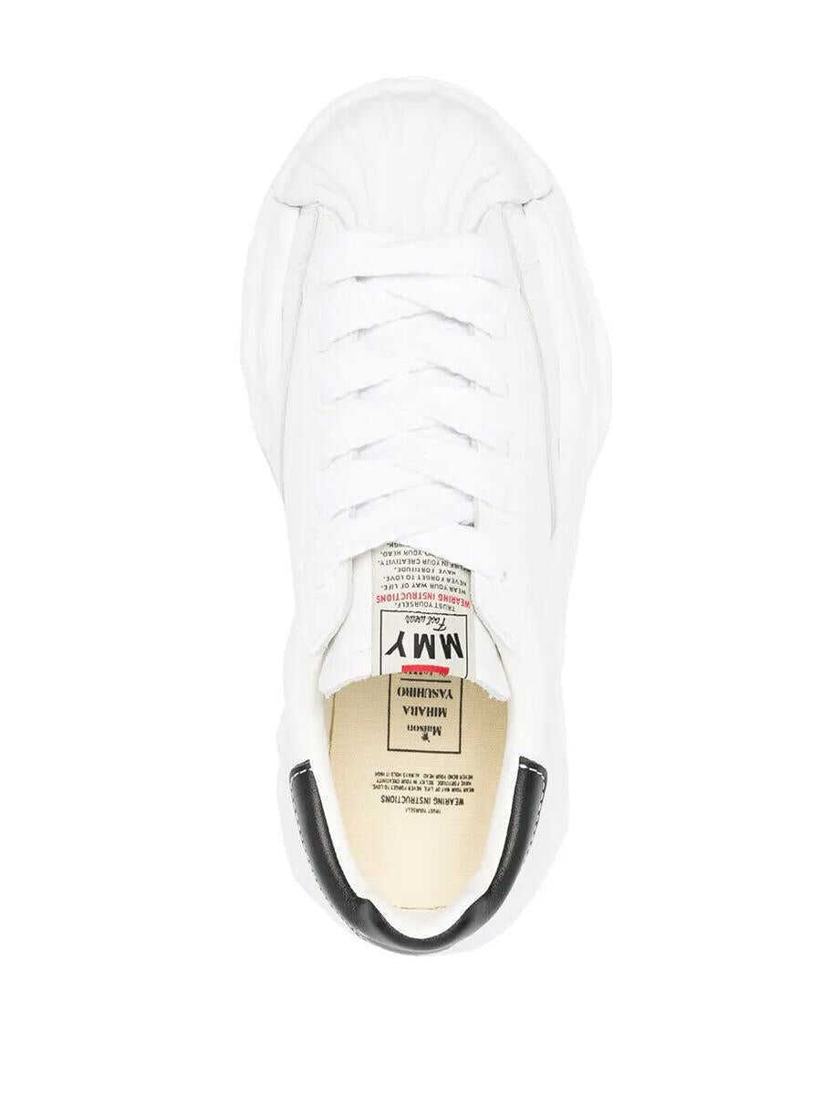 Sneakers MAISON MIHARA YASUHIRO Maison Mihara Yasuhiro Blakey Original Sole Leather Low-Top Sneakers Shoes WHITE Femei (BM 17573025) 2