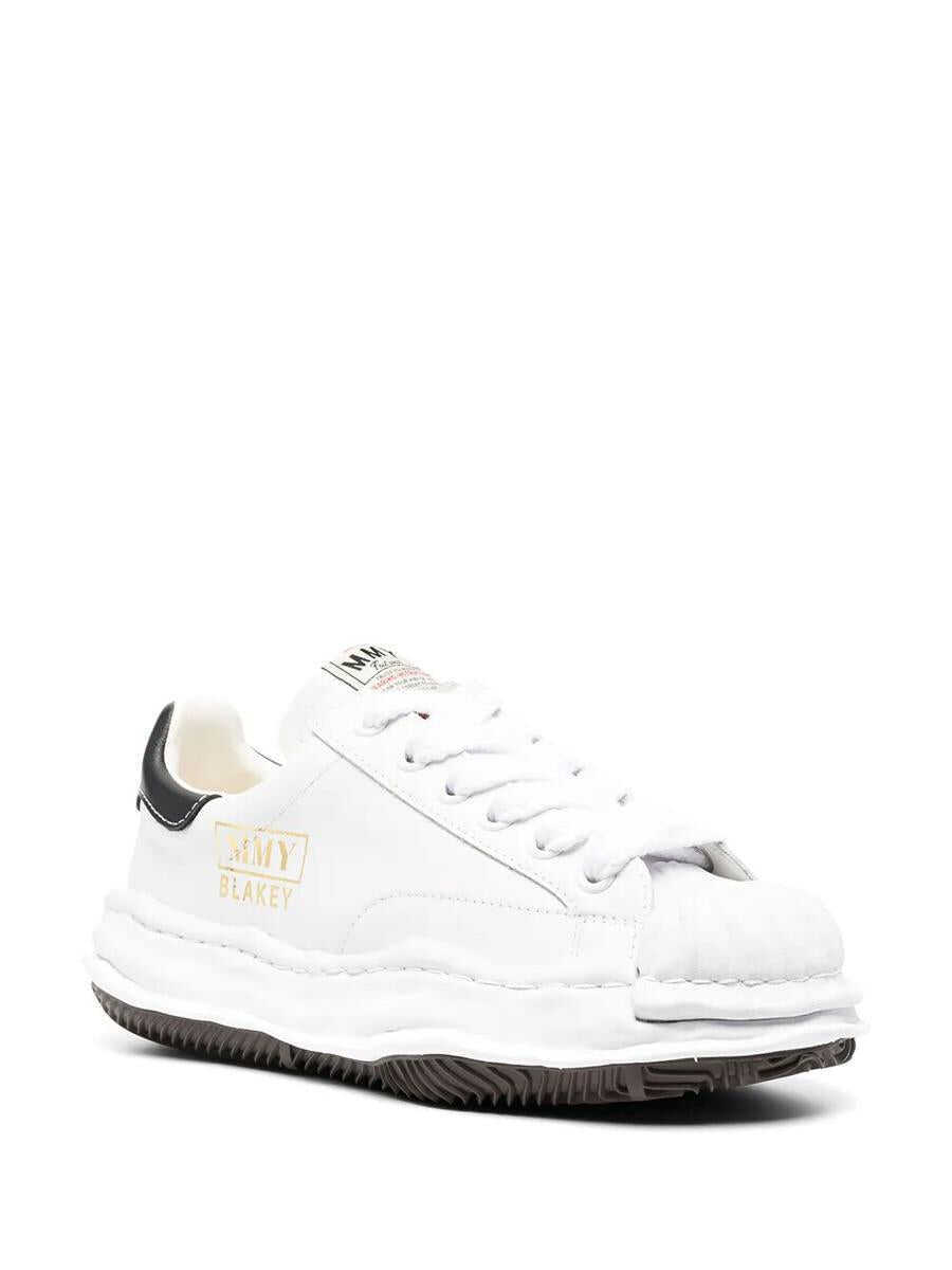 Sneakers MAISON MIHARA YASUHIRO Maison Mihara Yasuhiro Blakey Original Sole Leather Low-Top Sneakers Shoes WHITE Femei (BM 17573025) 4
