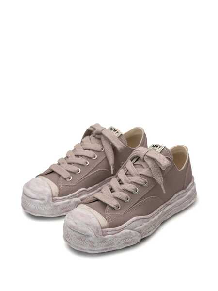Sneakers MAISON MIHARA YASUHIRO Maison Mihara Yasuhiro Hank Origina Sole Canvas Garment Dyed Low-Top Sneakers Shoes GREY Femei (BM 17573076) 2