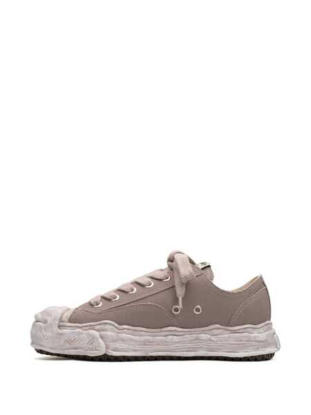 Sneakers MAISON MIHARA YASUHIRO Maison Mihara Yasuhiro Hank Origina Sole Canvas Garment Dyed Low-Top Sneakers Shoes GREY Femei (BM 17573076) 3