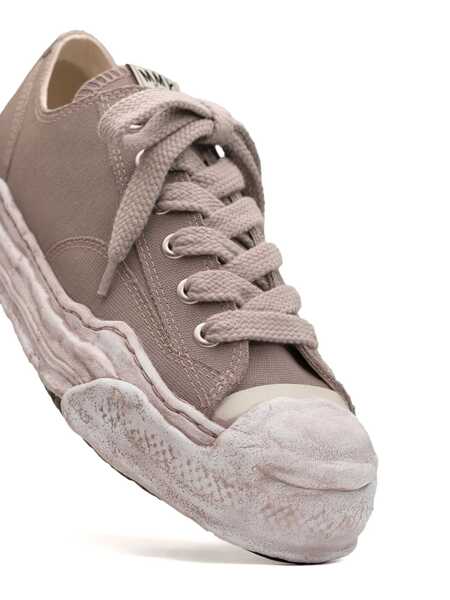 Sneakers MAISON MIHARA YASUHIRO Maison Mihara Yasuhiro Hank Origina Sole Canvas Garment Dyed Low-Top Sneakers Shoes GREY Femei (BM 17573076) 4