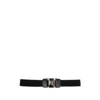 Curele Elisabetta Franchi Fabric Belt With Logo Femei