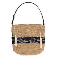 Genti de mana P.A.R.O.S.H. Alba Raffia Tote Bag Femei