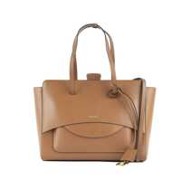 Genti de mana Hidesins Caramel Leather Bag Flap L Femei