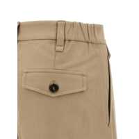 Imbracaminte Dama pagina 552 - Pantaloni casual Brunello Cucinelli Brunello Cucinelli Turn-Up Bermuda Shorts Beige Femei (BM 17575167) - B-mall.ro
