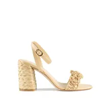 Sandale Stuart Weitzman Magnolia Block 85 Natural Femei