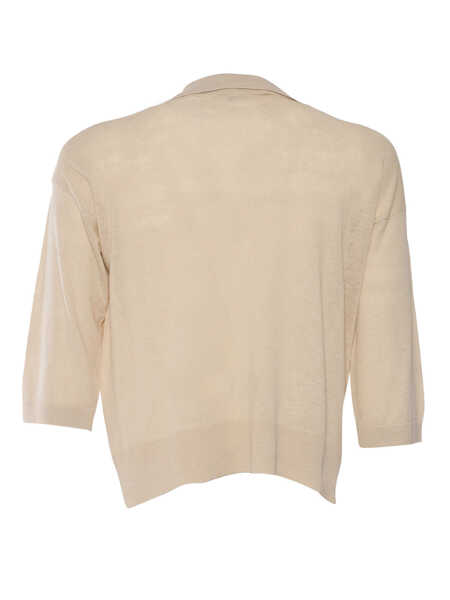 Tricouri Polo Phi Fdl POLO SWEATER L/S Beige Femei (BM 17576463) 2