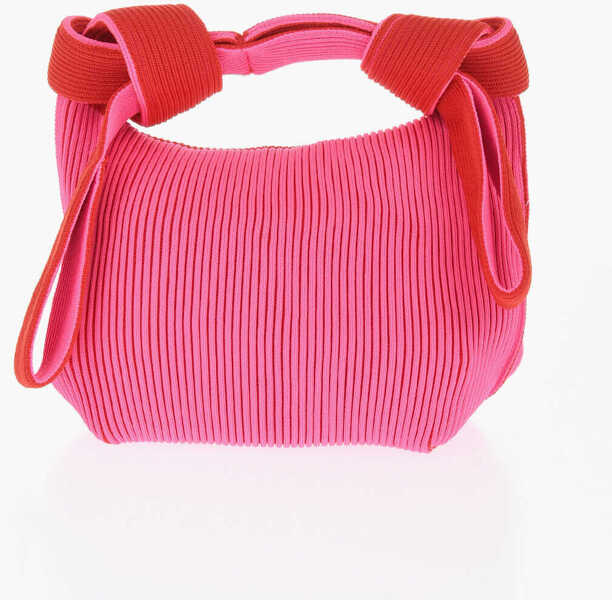Genti de mana LAST FRAME Ribbed Two-Tone Tote Bag Pink Femei (BM 17576527) 2
